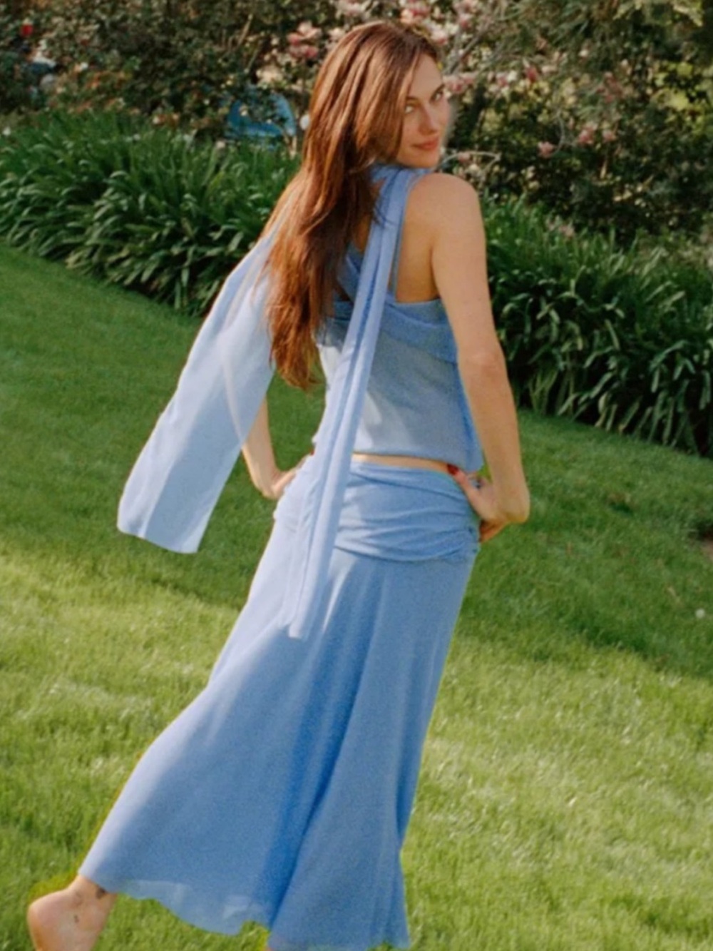Reformation x Devon Lee Carlson Lula Scarf Camisole - Picture 3 of 10